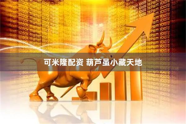可米隆配资 葫芦虽小藏天地